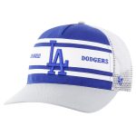Los Angeles Dodgers Hats Shop – mens los angeles dodgers 47 royal gridiron super stripe relaxed trucker hitch adjustable hat Cap for True Fans