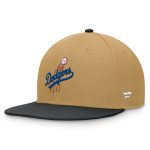 Los Angeles Dodgers Hats Shop – mens los angeles dodgers fanatics khakiblack heritage two-tone fitted hat Cap for True Fans
