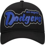 Los Angeles Dodgers Hats Shop – mens los angeles dodgers new era black retro bold a-frame trucker 9forty adjustable hat Cap for True Fans
