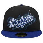 Los Angeles Dodgers Hats Shop – mens los angeles dodgers new era black shadow stitch 59fifty fitted hat Cap for True Fans