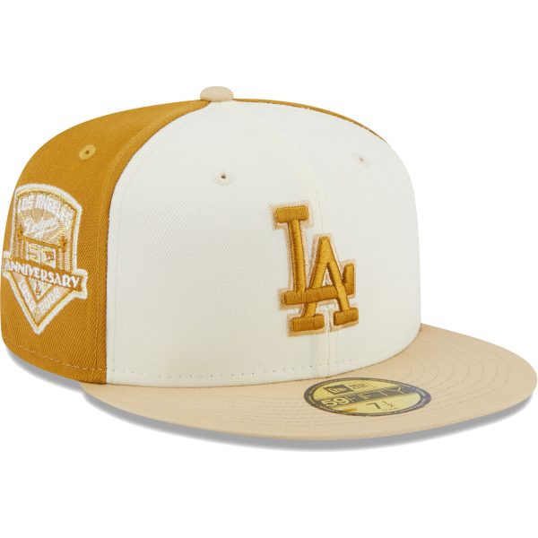 Los Angeles Dodgers Hats Shop – mens los angeles dodgers new era creamgold chrome anniversary 59fifty fitted hat Cap for True Fans