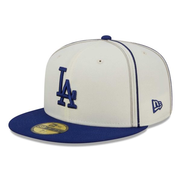 Los Angeles Dodgers Hats Shop – mens los angeles dodgers new era creamroyal chrome sutash 59fifty fitted hat Cap for True Fans