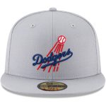 Los Angeles Dodgers Hats Shop – mens los angeles dodgers new era gray cooperstown collection wool 59fifty fitted hat Cap for True Fans
