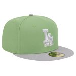Los Angeles Dodgers Hats Shop – mens los angeles dodgers new era greengray two-tone color pack 59fifty fitted hat Cap for True Fans