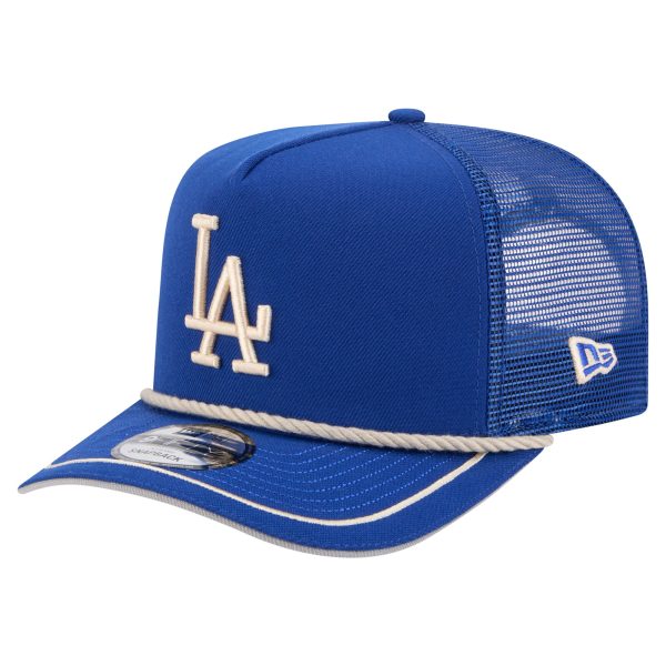 Los Angeles Dodgers Hats Shop – mens los angeles dodgers new era royal vintage rope trucker a-frame 9fifty adjustable hat Cap for True Fans
