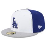 Los Angeles Dodgers Hats Shop – mens los angeles dodgers new era royalgray 2025 mlb clubhouse 59fifty fitted hat Cap for True Fans