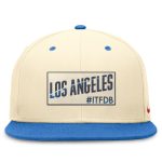 Los Angeles Dodgers Hats Shop – mens los angeles dodgers nike creamroyal 2024 city connect true fitted hat Cap for True Fans
