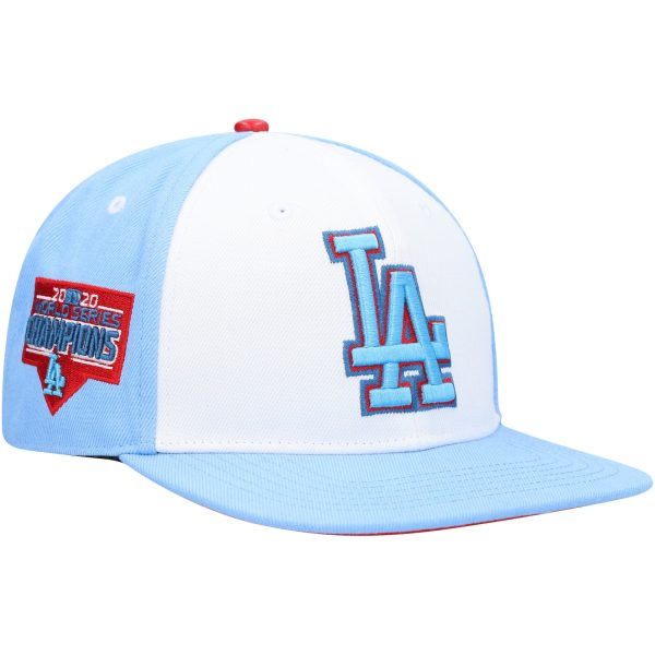 Los Angeles Dodgers Hats Shop – mens los angeles dodgers pro standard whitelight blue blue raspberry ice cream drip snapback hat Cap for True Fans