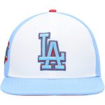 Los Angeles Dodgers Hats Shop – mens los angeles dodgers pro standard whitelight blue blue raspberry ice cream drip snapback hat Cap for True Fans