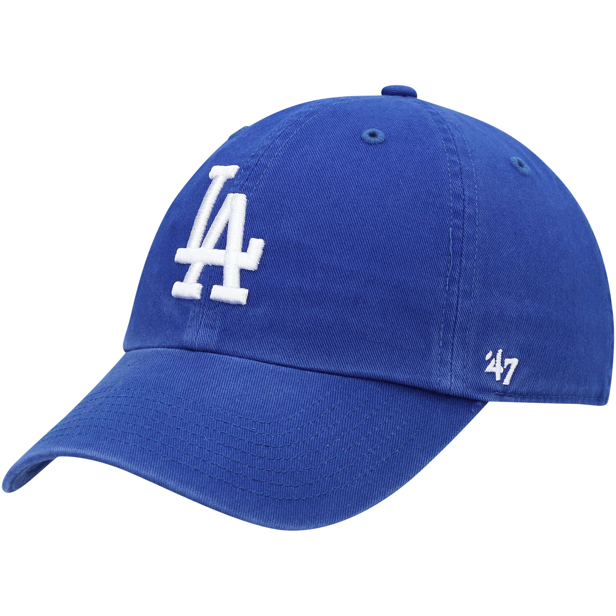 Los Angeles Dodgers Hats Shop – youth los angeles dodgers 47 royal team logo clean up adjustable hat Cap for True Fans