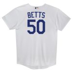 Los Angeles Dodgers Hats Shop – juvenile los angeles dodgers mookie betts white replica 2.0 player jersey Cap for True Fans
