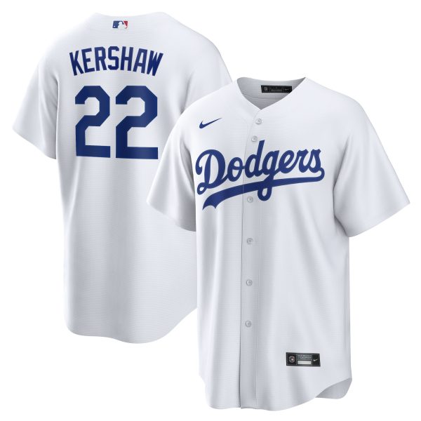 Los Angeles Dodgers Hats Shop – mens los angeles dodgers clayton kershaw nike white home replica player name jersey Cap for True Fans